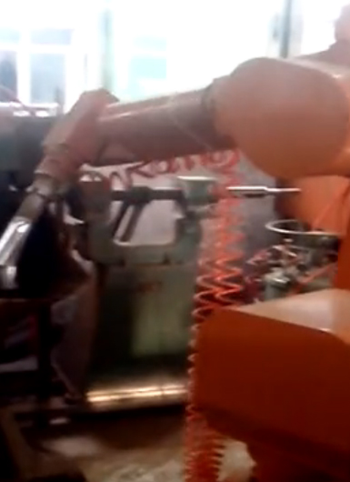 爾必地打磨機器人作業案例