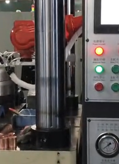 爾必地機器人機床上下料案例