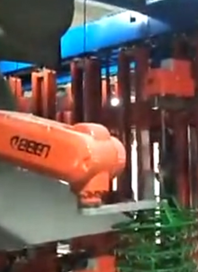 爾必地電鍍客戶上下料機(jī)器人案例